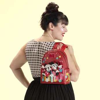 Mickey & Friends Exclusive Holiday Ornaments Mini Backpack, Image 2